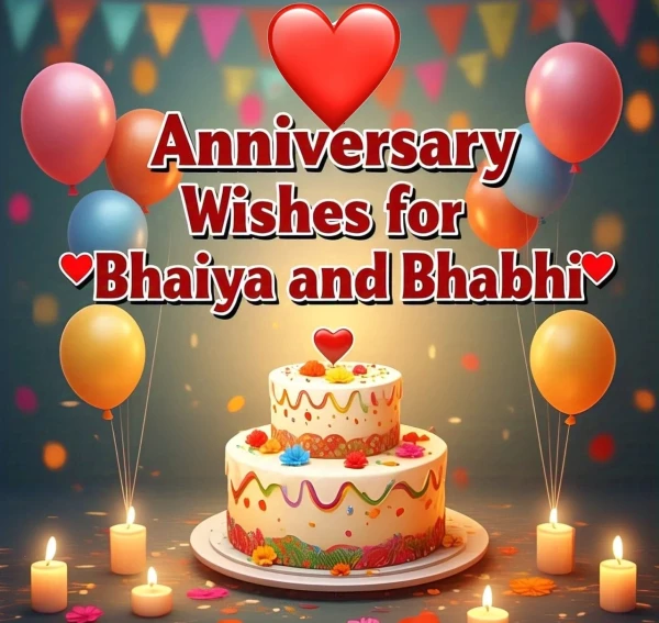 Anniversary Wishes for Bhaiya and Bhabhi: 20+ Best Messages